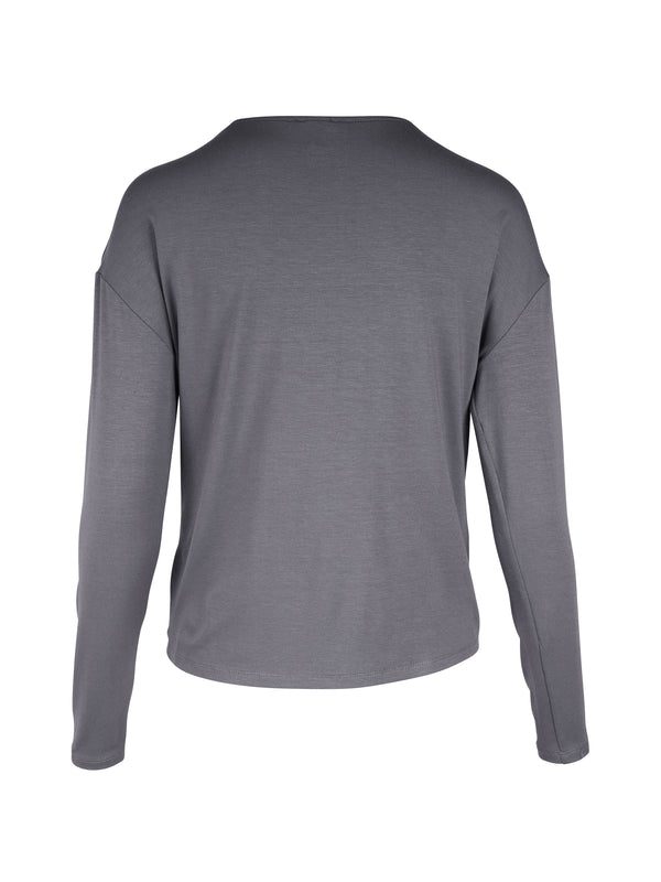 NÜ YASMI long-sleeved t-shirt Tops and T-shirts 987 dark grey