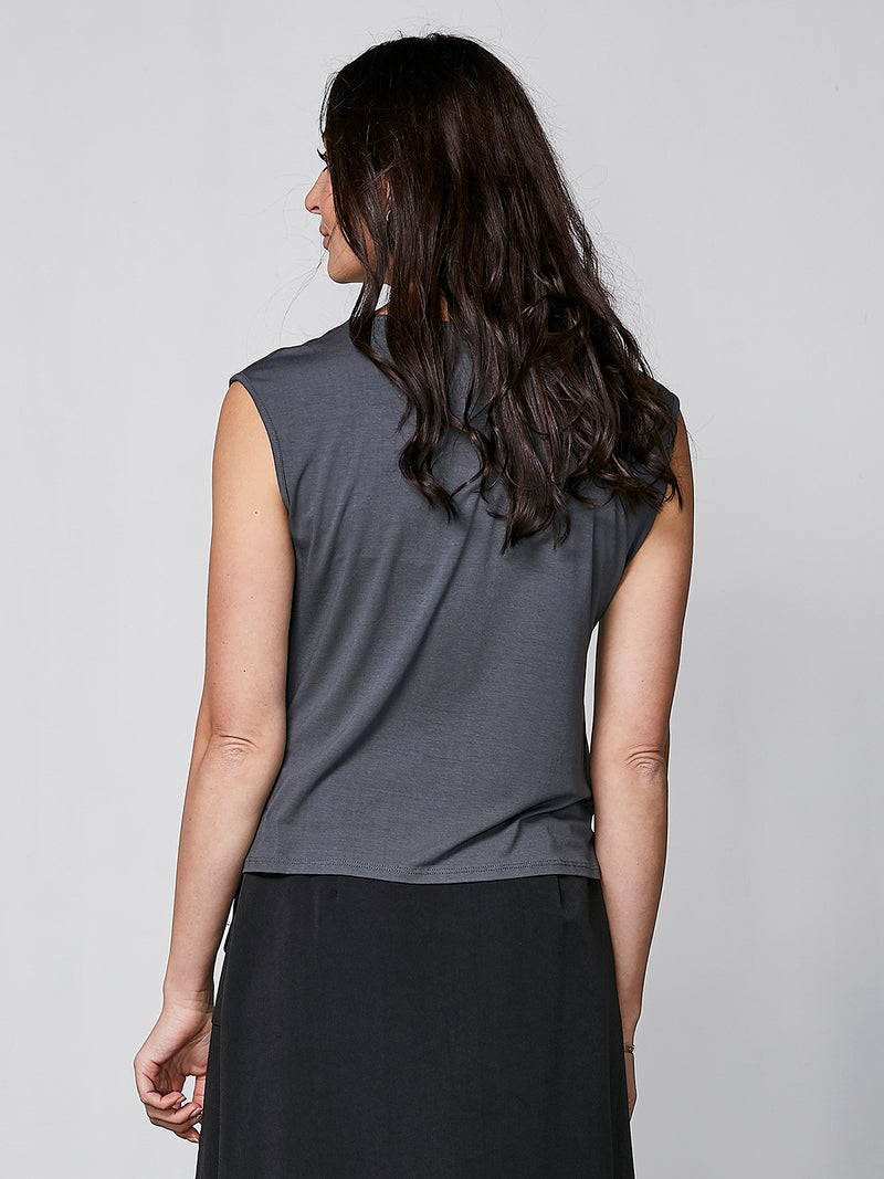 NÜ YASMI top Tops and T-shirts 987 dark grey