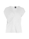 NÜ YASMI v-neck t-shirt Tops and T-shirts 110 Creme