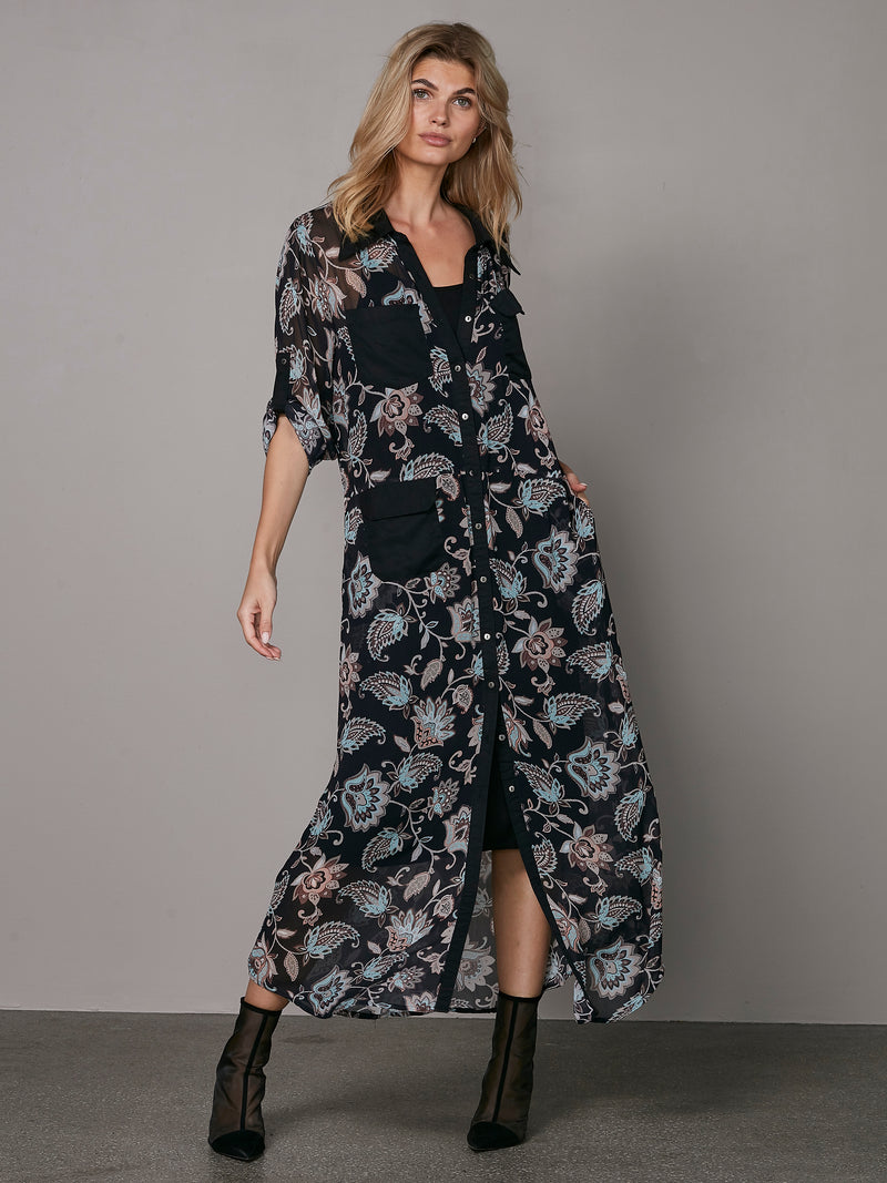 NÜ YDUN Dress Dresses Black mix