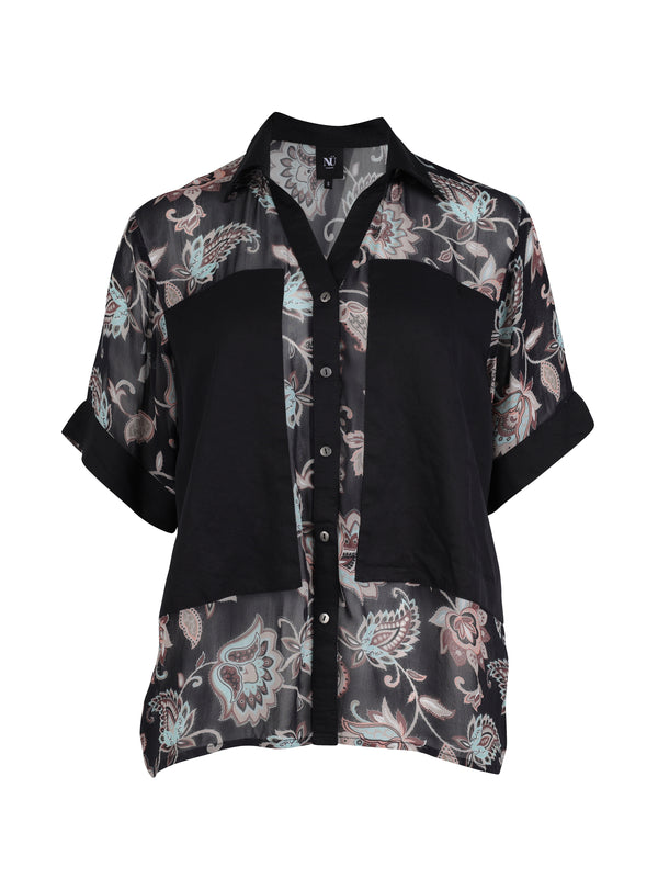 NÜ YDUN shirt Shirts Black mix