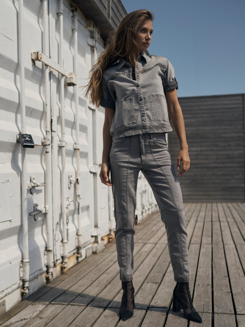 NÜ YELENA trousers Trousers 901 Grey