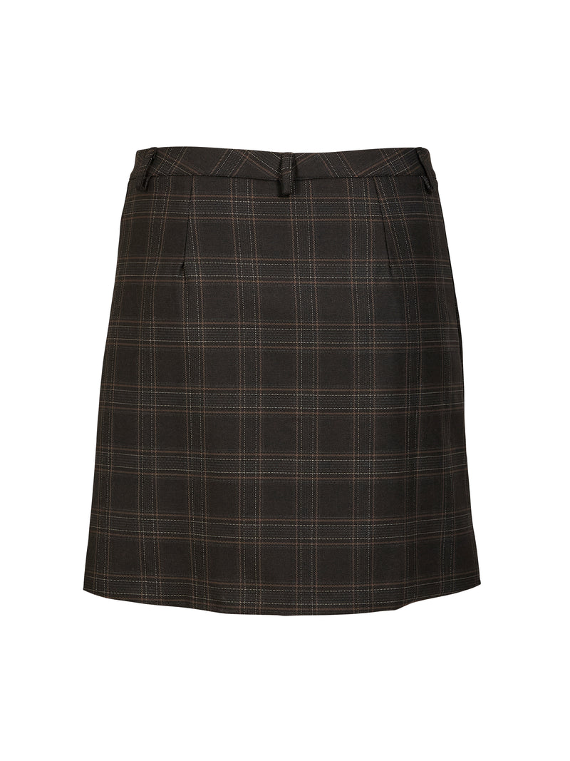 NÜ YENNA skirt Skirts 224 Dark Brown mix