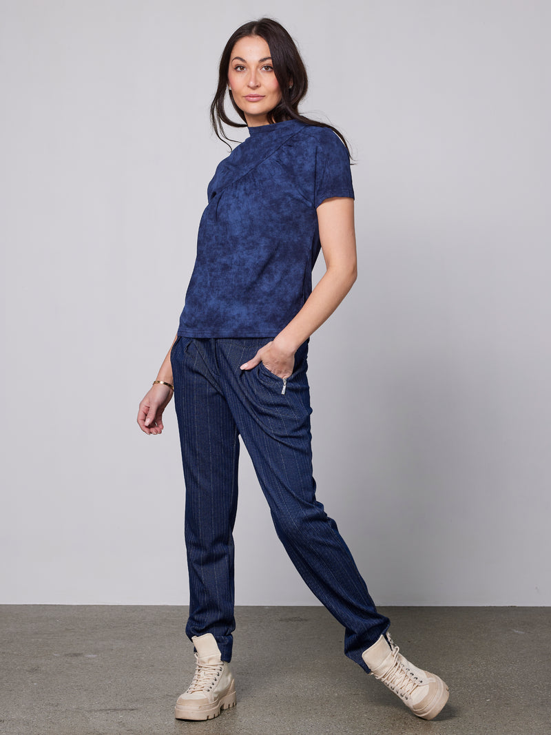 NÜ YENNI top s/s T-shirt 481 Denim blue