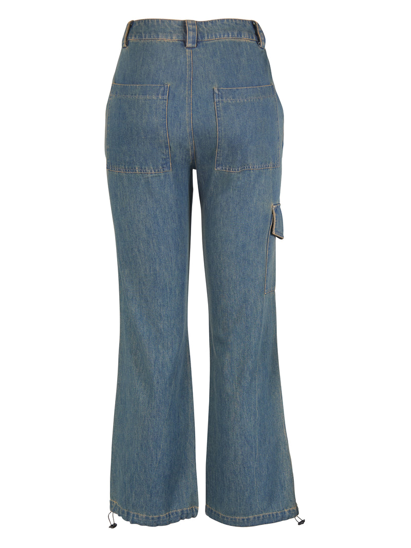 NÜ YENNY trousers Trousers 481 Denim blue