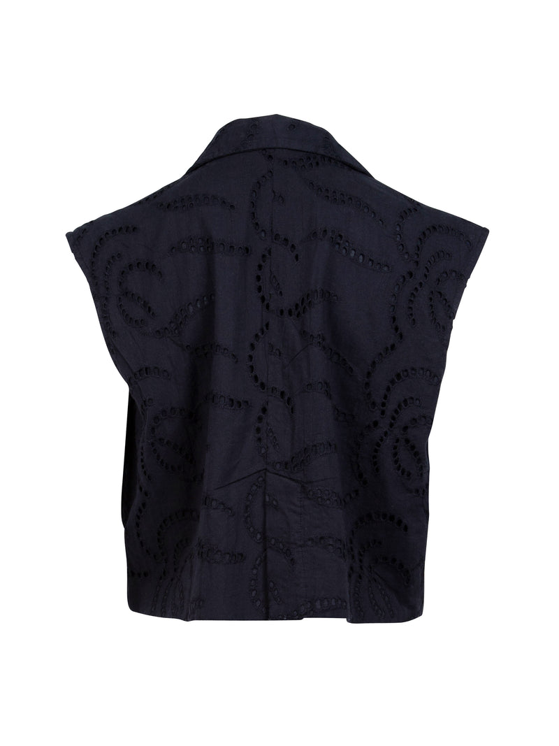 NÜ YETTA vest Vests Black