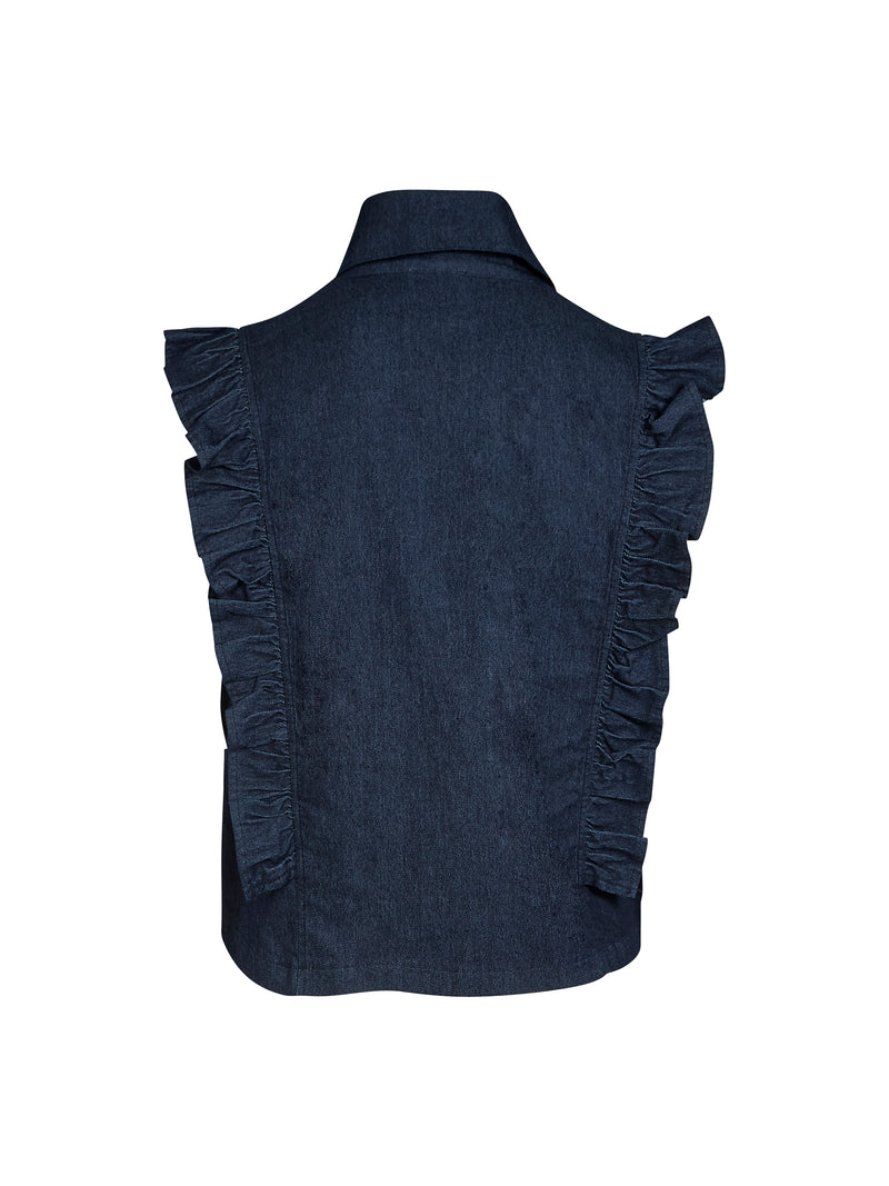 NÜ YET vest Vests 486 Denim