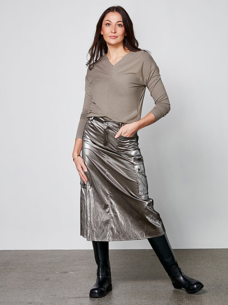 NÜ YLVA skirt Skirts 230 Mud