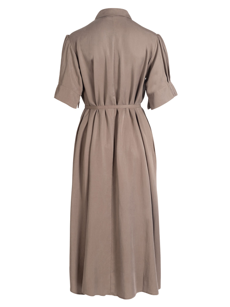 NÜ YMKE pleated dress Dresses 230 Mud