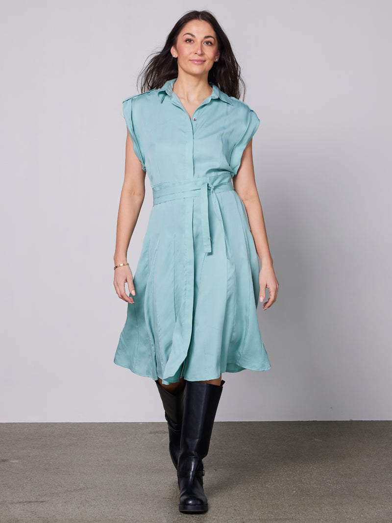 NÜ YMKE short-sleeved dress Dresses 303 BLUE MINT