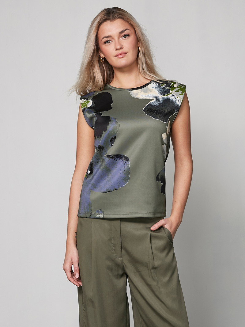 NÜ YOKO top Blouses 316 Olive Mix