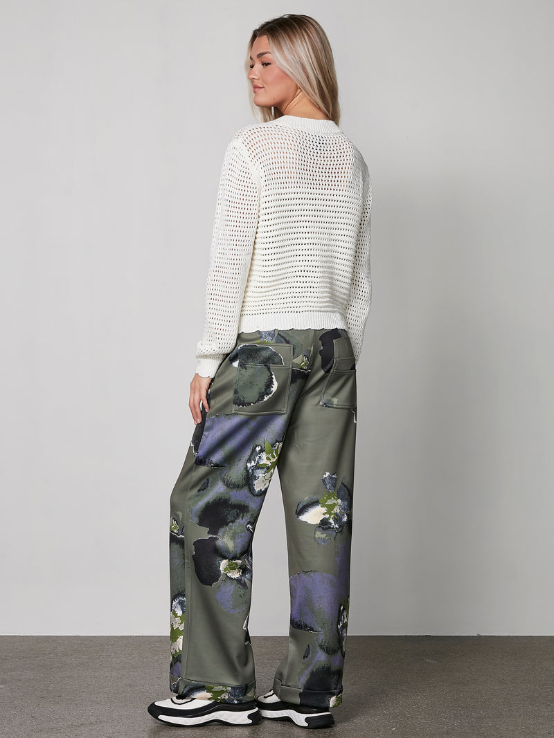 NÜ YOKO trousers Trousers 316 Olive Mix