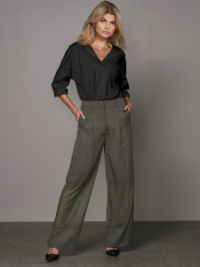 NÜ YRJA trousers Trousers 316 Olive