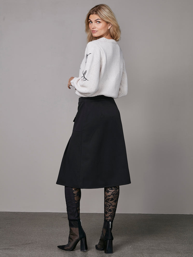 NÜ YUKI skirt Skirts Black