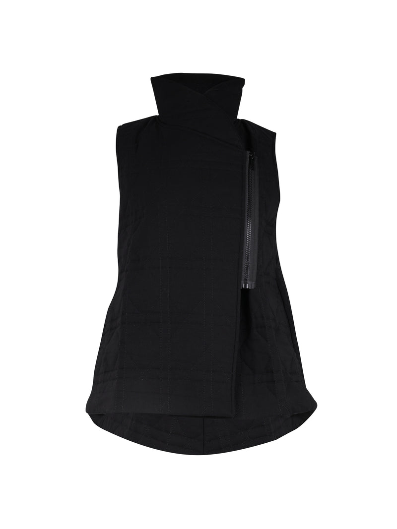 NÜ YURI quilted vest Vests Black