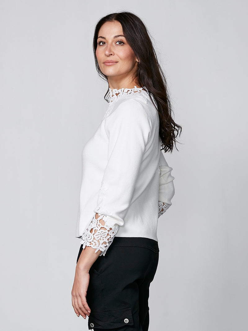 NÜ YUZU blouse Blouses 110 Creme