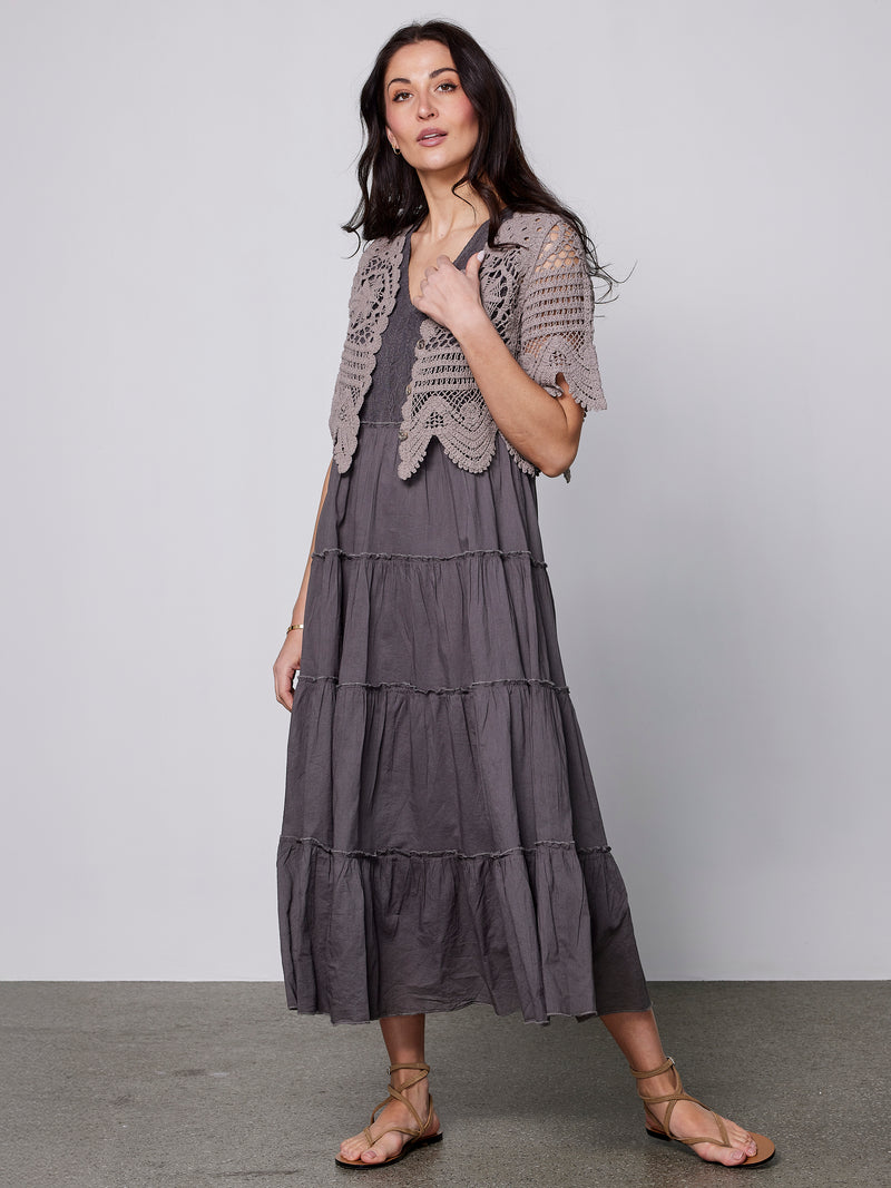 NÜ ZELMA dress Dresses 987 dark grey