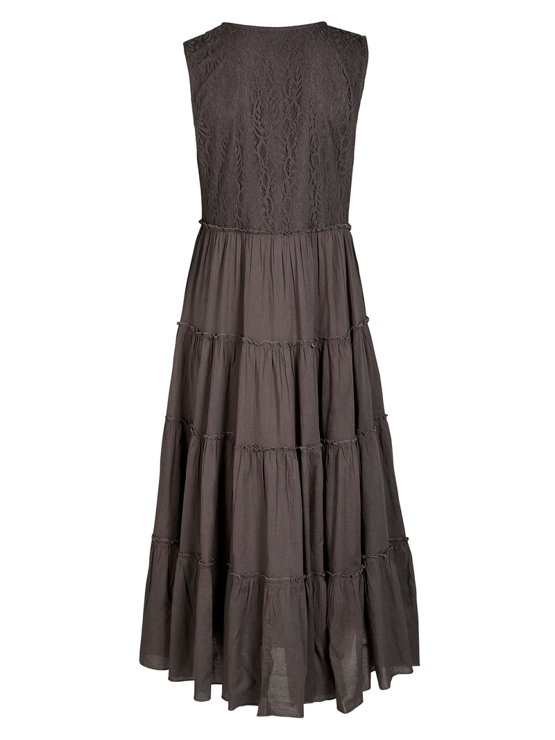 NÜ ZELMA dress Dresses 987 dark grey