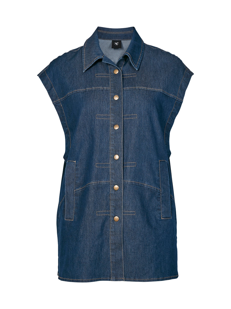 NÜ ZIGA vest Vests 486 Denim