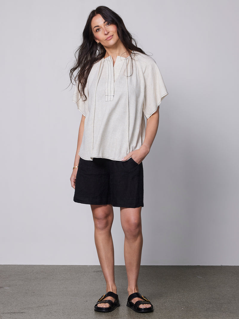 NÜ ZITA blouse Blouses 150 Sand