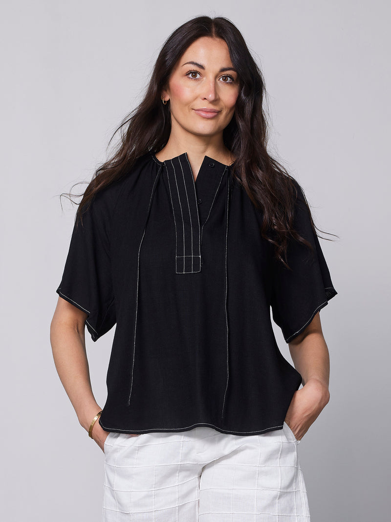 NÜ ZITA blouse Blouses Black