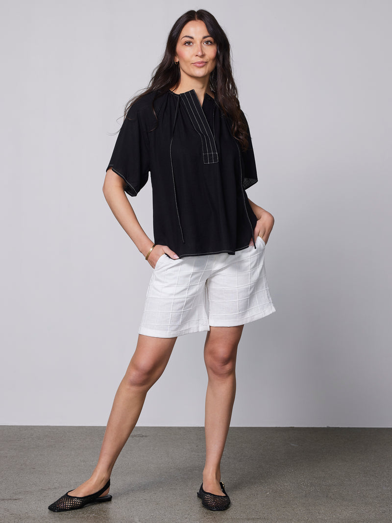 NÜ ZITA blouse Blouses Black