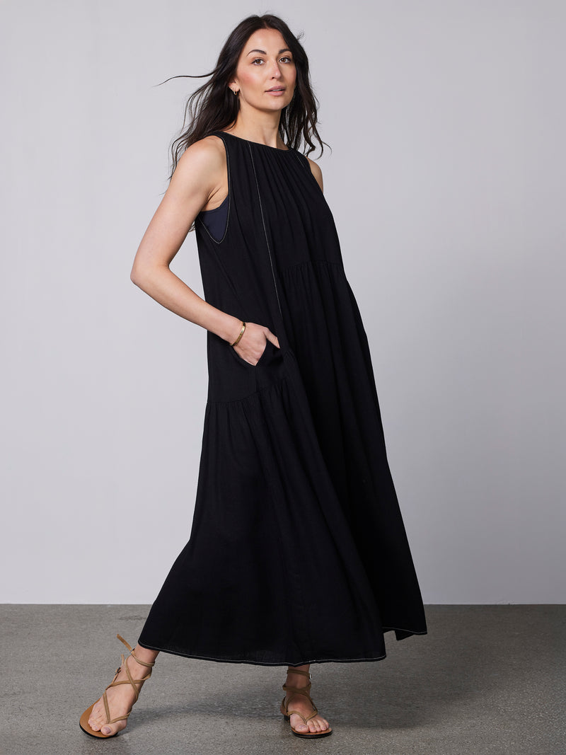 NÜ ZITA long dress Dresses Black