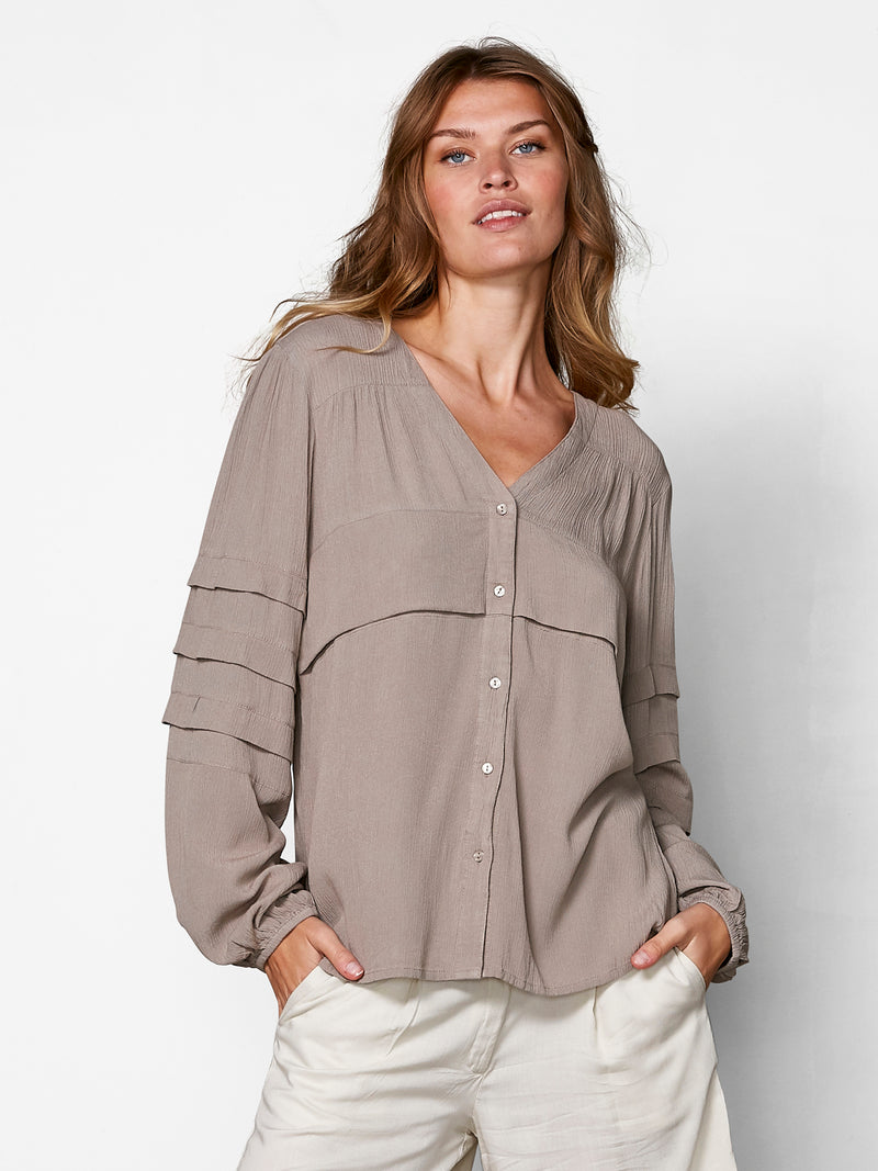 NÜ ZURI shirt Shirts 130 sand