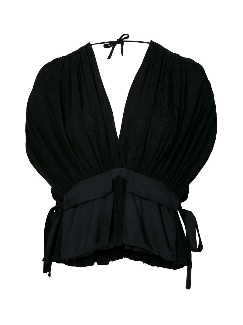 NÜ ZURI top Tops and T-shirts Black
