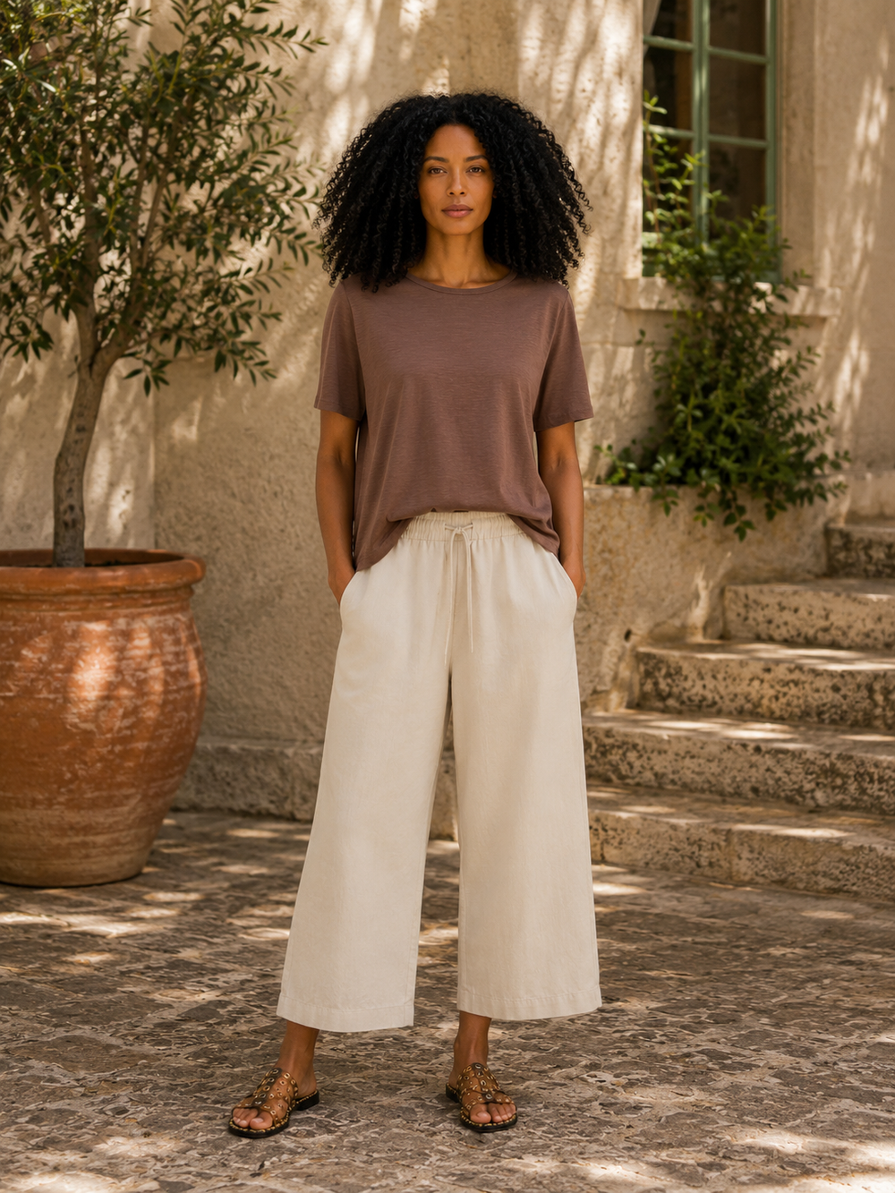 Ziga Culotte Trousers - Bone – NÜ Denmark - INT.
