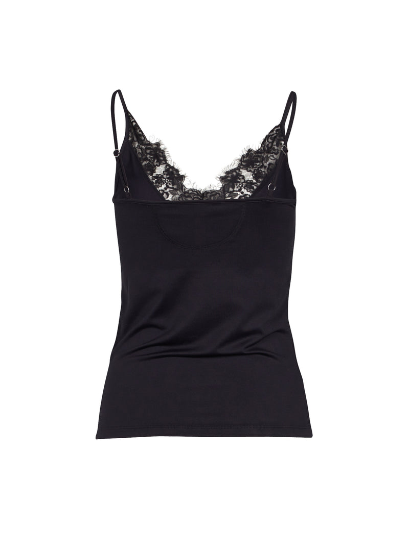 NÜ BOW lace top Tops and T-shirts Black