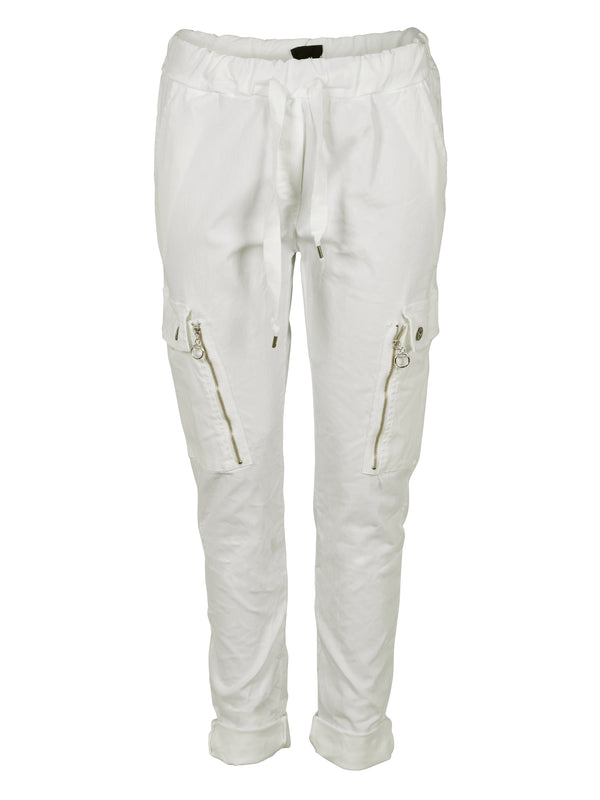 NÜ CARMEN cargo trousers Trousers 111 vanilla